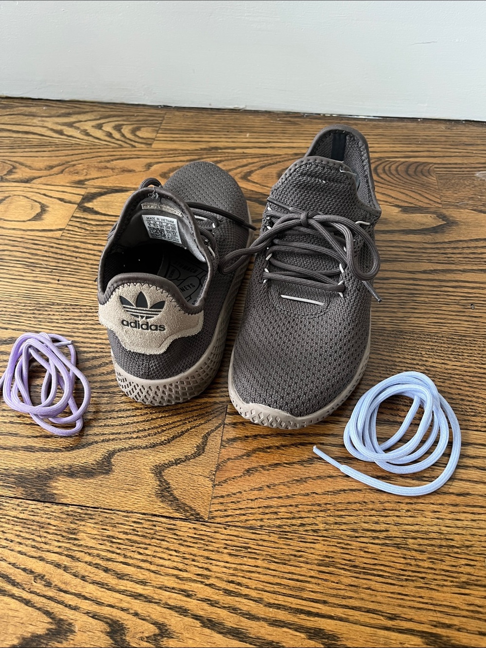 Adidas Pharrell HU Knit Sneakers w/Additional Laces